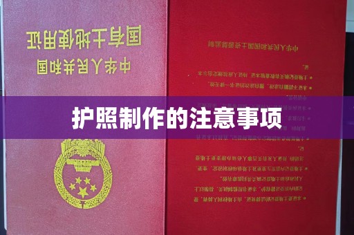 湖内护照制作的注意事项