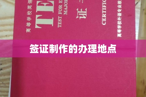 湖内签证制作的办理地点