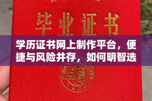 湖内学历证书网上制作平台，便捷与风险并存，如何明智选择？