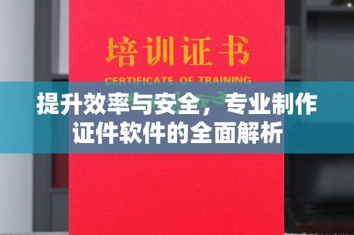 湖内提升效率与安全，专业制作证件软件的全面解析