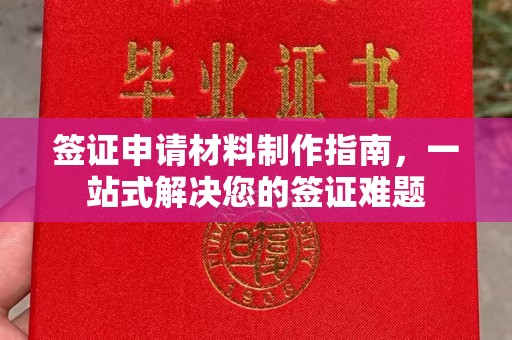 湖内签证申请材料制作指南，一站式解决您的签证难题