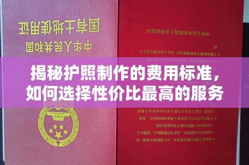 湖内揭秘护照制作的费用标准，如何选择性价比最高的服务？