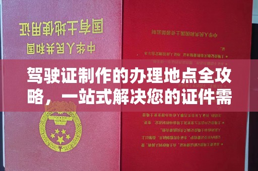 湖内驾驶证制作的办理地点全攻略，一站式解决您的证件需求