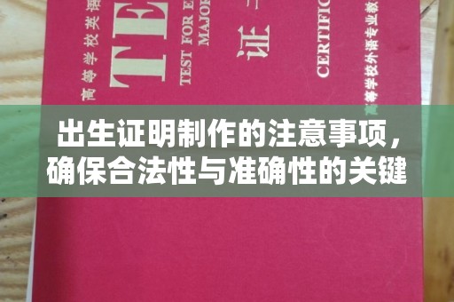 湖内出生证明制作的注意事项，确保合法性与准确性的关键步骤